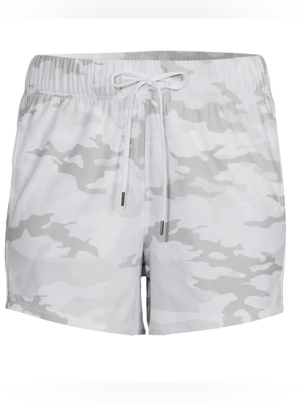 Athletic Works Women's ButterCore Soft Performance Shorts - White Camo - Small